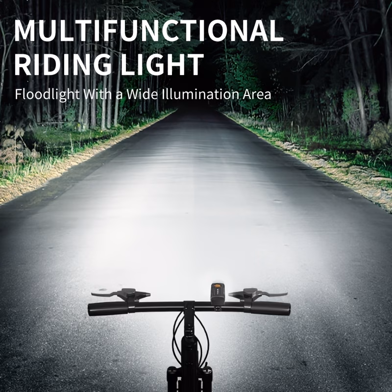 🔥 Luz LED Recargables USB para Bicicleta SMILING SHARK